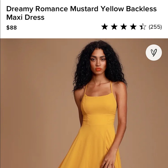 Lulu’s Yellow Backless Maxi Dress size SM NWT! - Picture 2 of 7